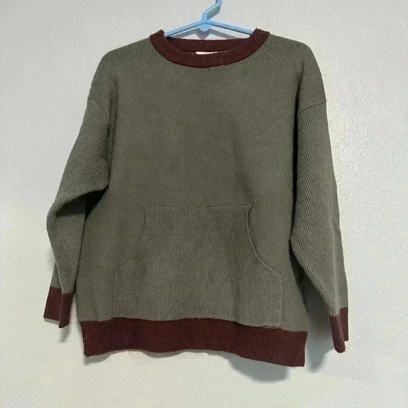 49. Zara Contrasting Knit Sweater size 3-4 years - Picture 2 of 5